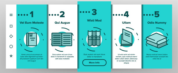 彩色图书馆书籍上架图片下载