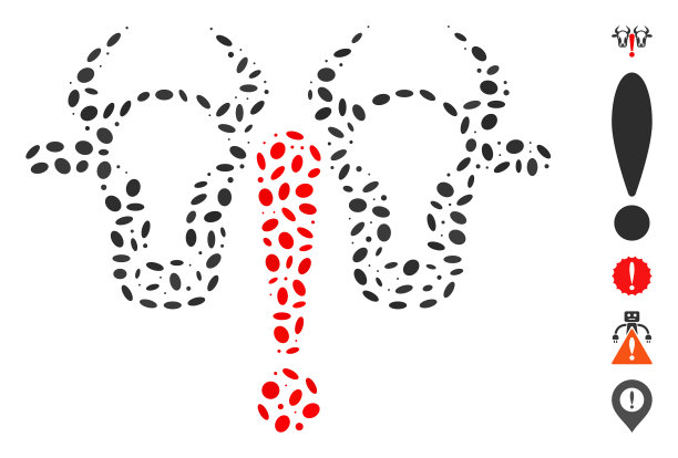 椭圆拼贴牛问题图片下载