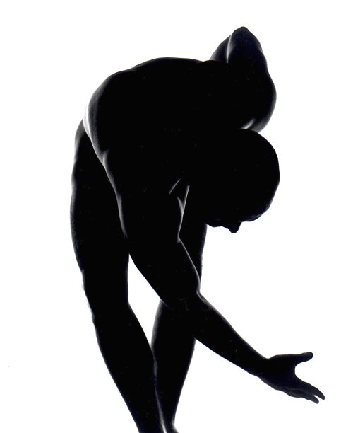 舞者轮廓图片下载