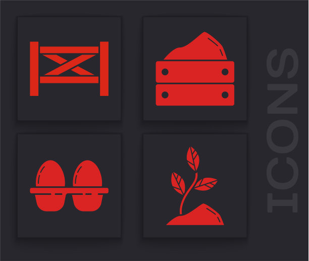 设芽苗木园围栏木盒用图片下载