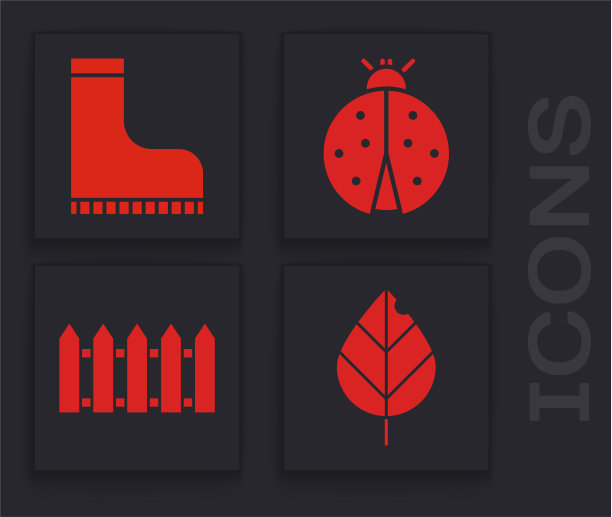 设置叶水橡胶靴瓢虫和图片下载
