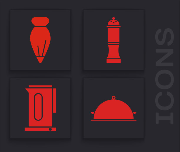 套上盖有托盘的糕点袋供食用图片下载