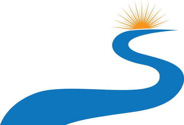 River标志模板图标图片下载