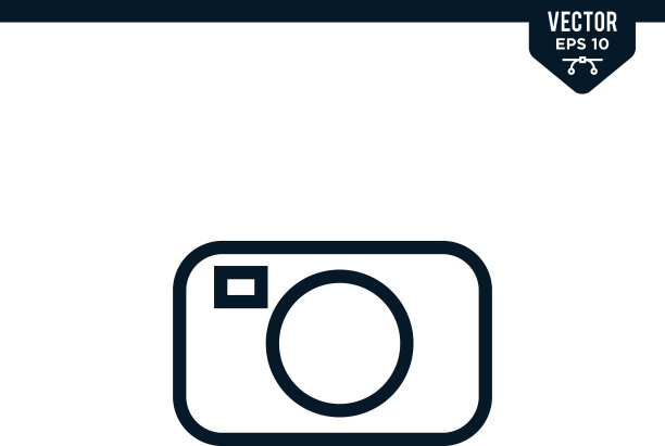 概述风格的相机图标收集图片下载