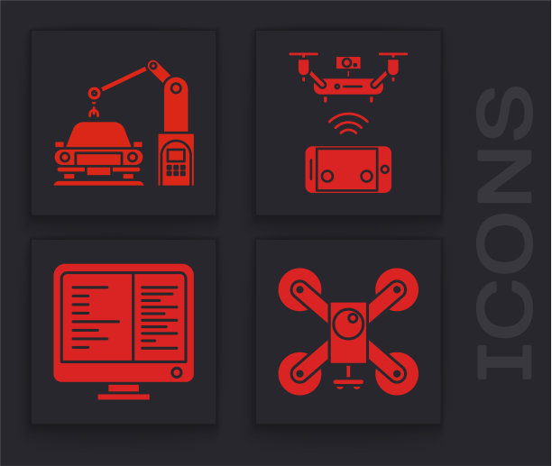 无人机飞行与行动相机工业图片下载