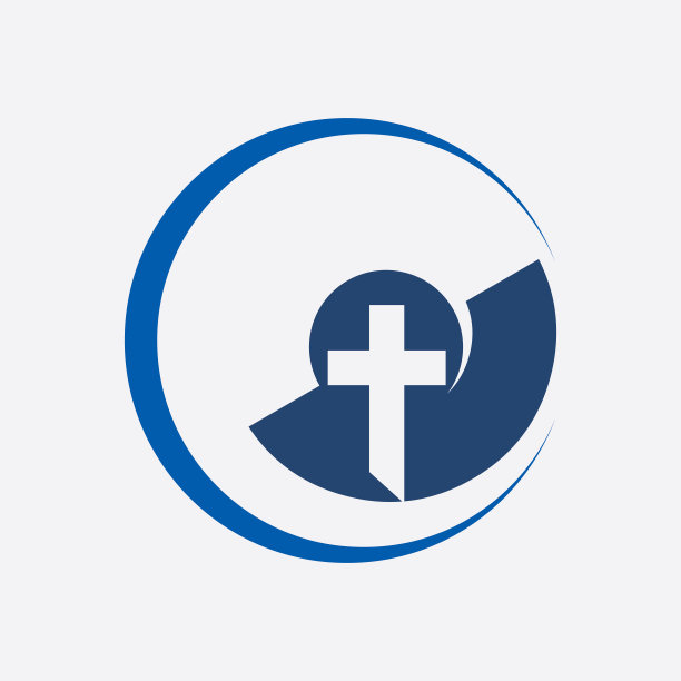 创意教堂标志设计和极简主义标志图片下载