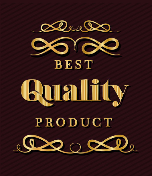 最好的质量产品与装饰向量设计图片下载