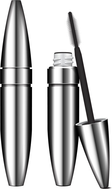 睫毛膏刷3d空白银睫毛膏闭合和图片下载