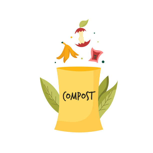 装剩菜的堆肥箱。“零浪费”的概念图片下载