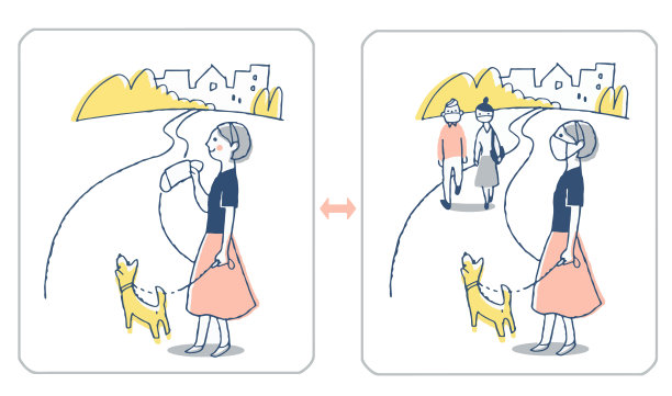 戴口罩的人图片下载