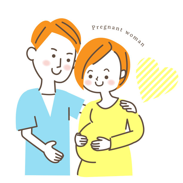 丈夫微笑着坐在胎儿或孕妇旁边图片下载