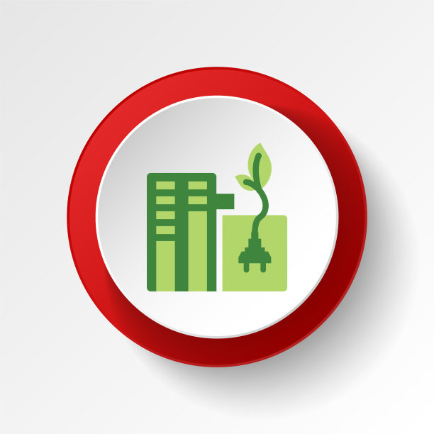 保存世界，建筑和城市的颜色按钮。拯救地球的元素。符号和符号可以用于网页，标志，手机应用程序，UI，用户体验图片下载