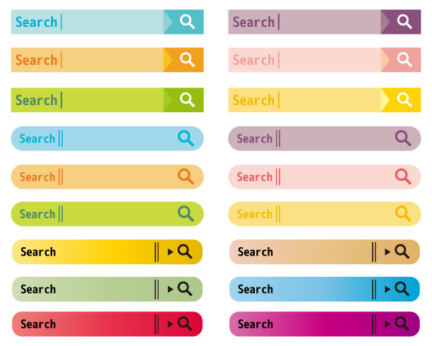 搜索框矢量插图，搜索栏。图片下载