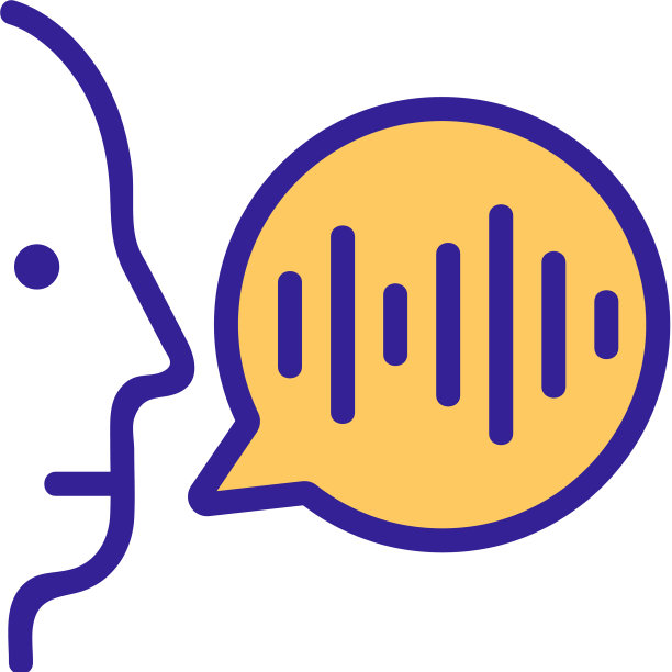 人说话图标孤立轮廓符号图片下载