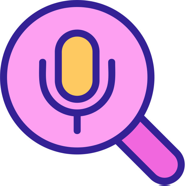 搜索麦克风图标孤立轮廓图片下载