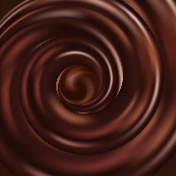 巧克力漩涡波流抽象背景图片下载