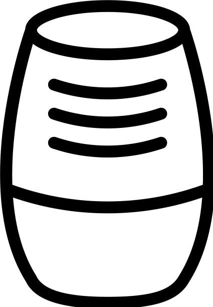 语音控制图标孤立轮廓符号图片下载