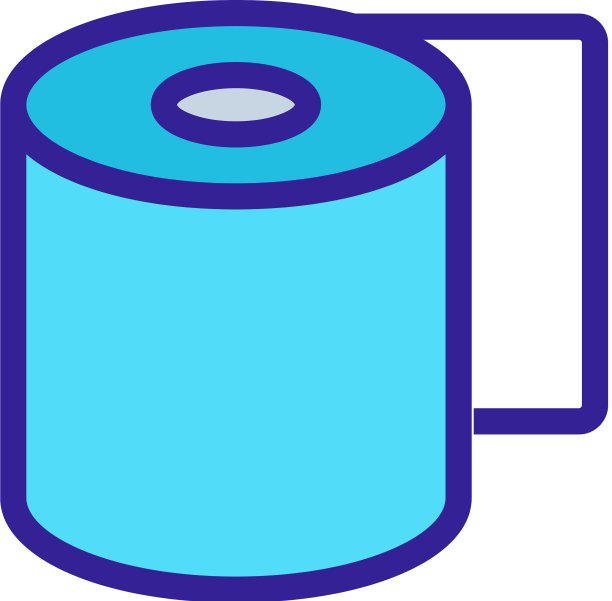 餐巾纸图标孤立轮廓符号图片下载