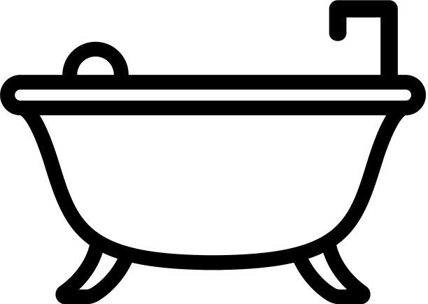 浴标孤立轮廓符号图片下载