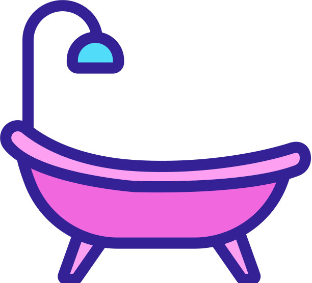 浴标孤立轮廓符号图片下载