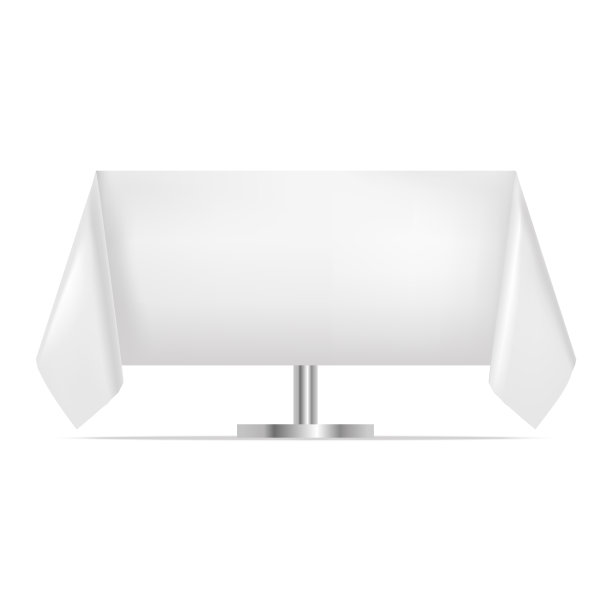 逼真的细节3d空白餐厅桌子图片下载