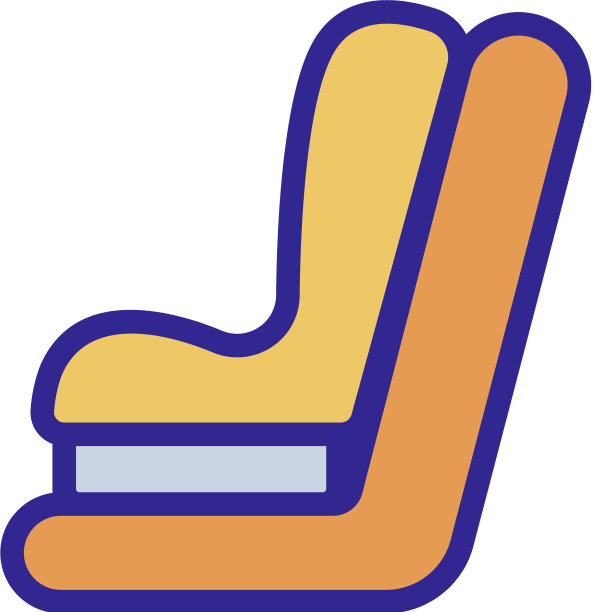 安全带图标孤立轮廓符号图片下载