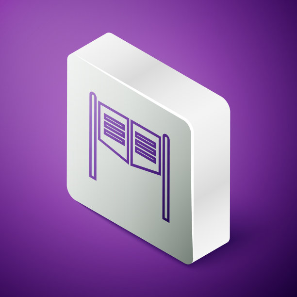 等距线老西餐厅摆动门图片下载