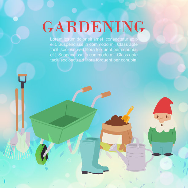 园艺工具，用于园艺工作的喷壶图片下载