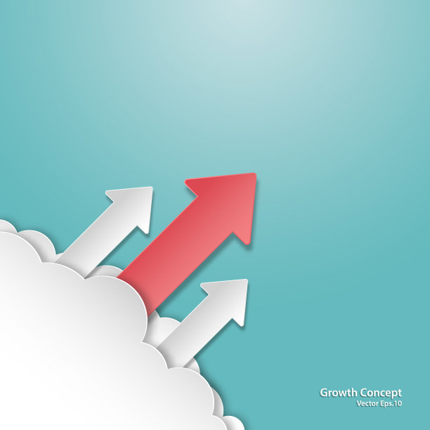 经营理念用箭头标志成功图片下载