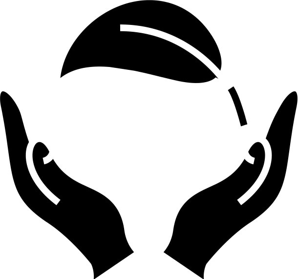 自然友好的黑色图标概念图片下载