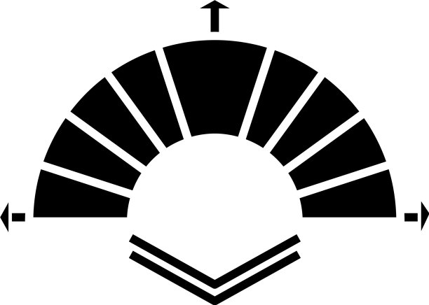 移动周围的黑色图标概念图片下载