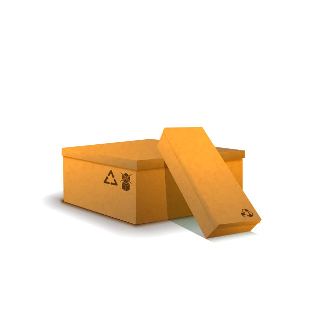 几张纸包裹，上面有白色的货物标志图片下载