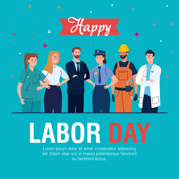 男女工矢量设计图片下载