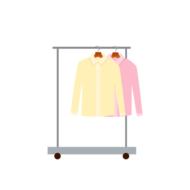 衣服挂在衣架上。男人的衬衫。图片下载