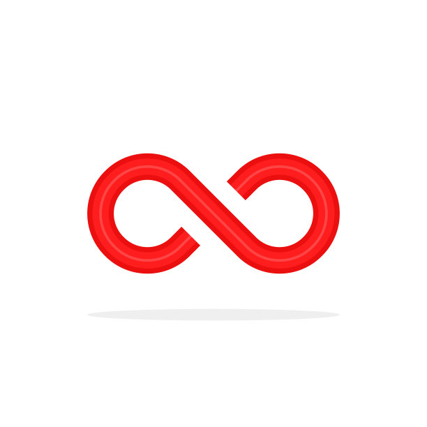 红色无限的图标就像无限图片下载