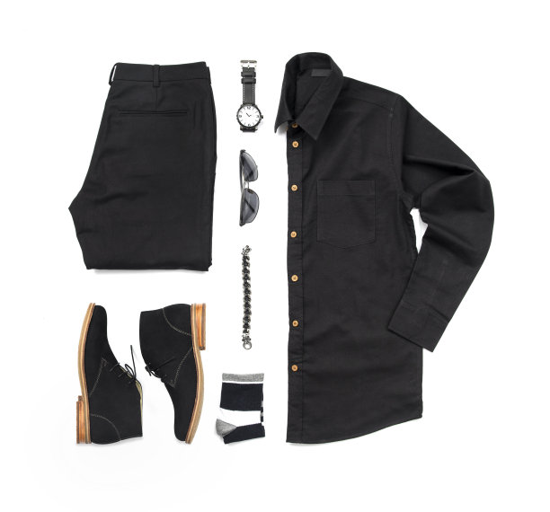 男士时装套装。图片下载