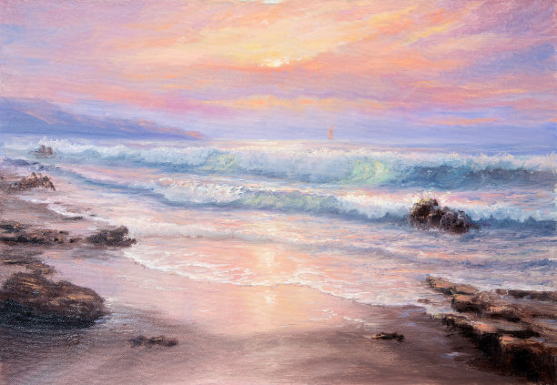 海洋和悬崖图片下载