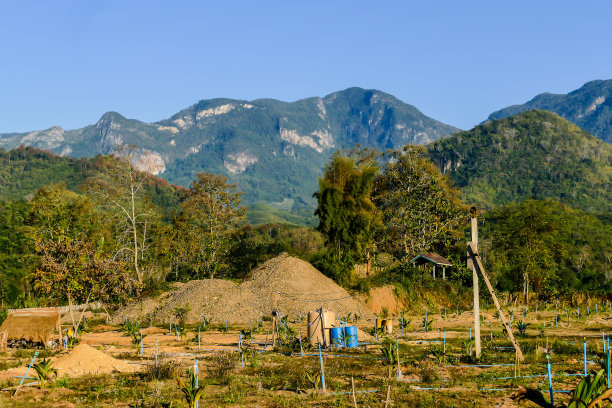 山中的房子，以数码照片图片为背景图片下载