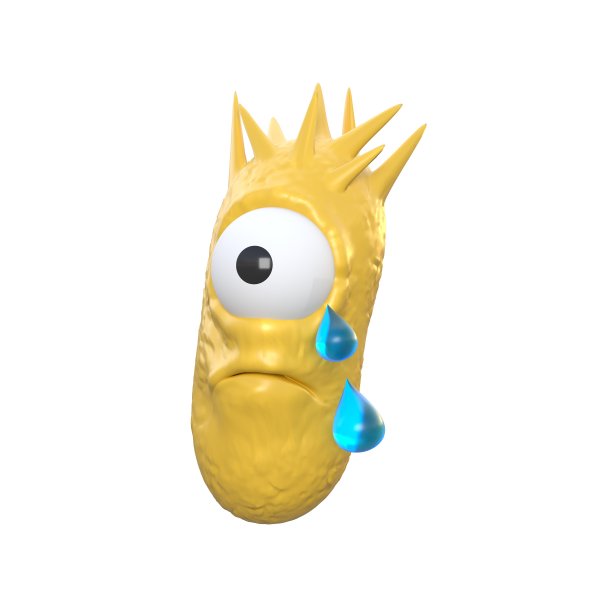 可爱的黄色小怪物图片下载