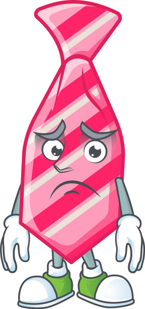 一个图片条纹领带显示害怕的脸图片下载