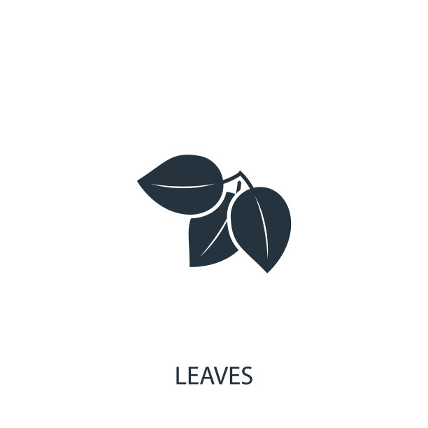植物图标简约园艺元素符号图片下载