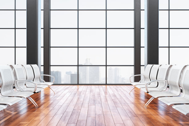 现代机场候机区图片下载