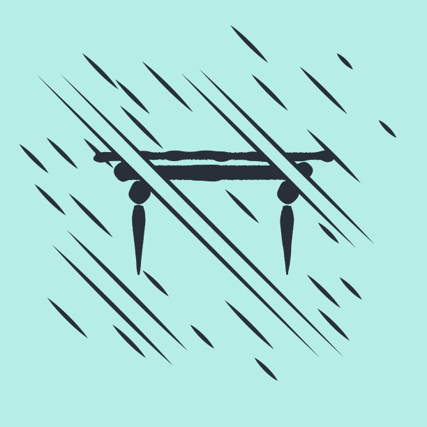 黑色木制桌子图标孤立在绿色上图片下载