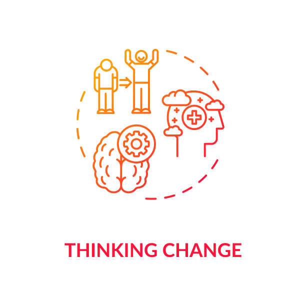 思维改变概念图标图片下载