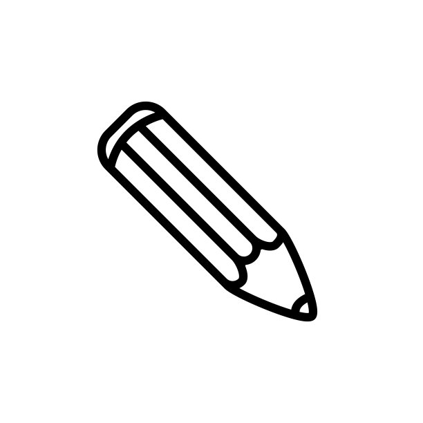 插图向量图形的铅笔图标模板图片下载