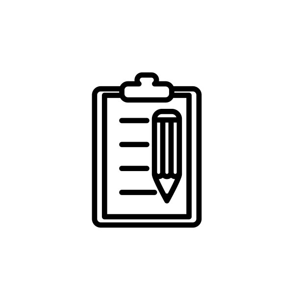 插图矢量图形的铅笔和纸图标图片下载