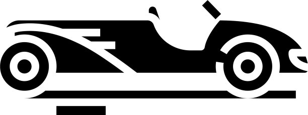 赛车黑色图标概念图片下载