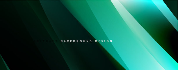 波浪液体风格的线条与阴影和灯光图片下载