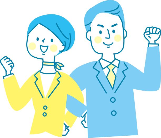 微笑的年轻男女交叉着胳膊图片下载