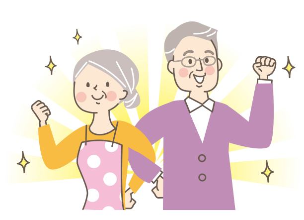 微笑的老夫妇图片下载